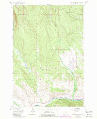 Lower Seymour Lake 1962 topographic map thumbnail