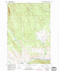 Lower Seymour Lake 1962 topographic map thumbnail