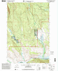 Lower Seymour Lake 1997 topographic map thumbnail