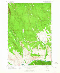 Lower Seymour Lake 1962 topographic map thumbnail