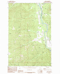 Lozeau 1985 topographic map thumbnail