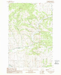 Luke Mountain 1989 topographic map thumbnail