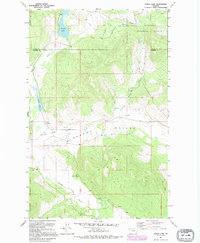 Lynch Lake 1991 topographic map thumbnail