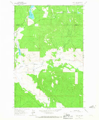 Lynch Lake 1964 topographic map thumbnail