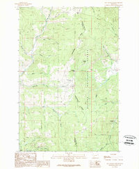 Mac Donald Pass 1989 topographic map thumbnail