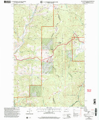 Macdonald Pass 2001 topographic map thumbnail