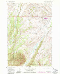 Mackay Ranch 1956 topographic map thumbnail
