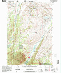 Mackay Ranch 1996 topographic map thumbnail