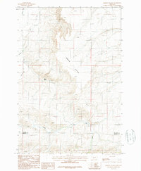 Madison Plateau 1987 topographic map thumbnail
