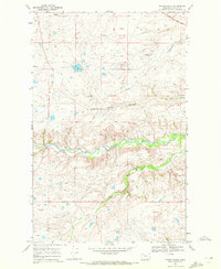 Magee Ranch 1968 topographic map thumbnail