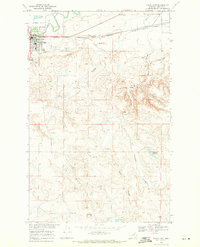 Malta East 1968 topographic map thumbnail