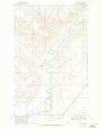 Malta NE 1968 topographic map thumbnail