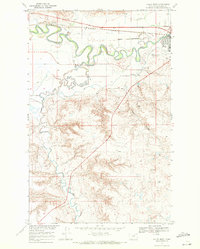 Malta West 1968 topographic map thumbnail