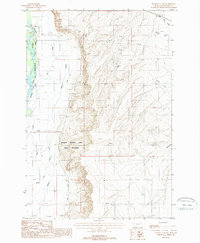 Manhattan SW 1987 topographic map thumbnail