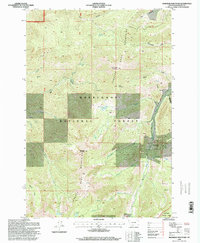 Manhead Mountain 1996 topographic map thumbnail