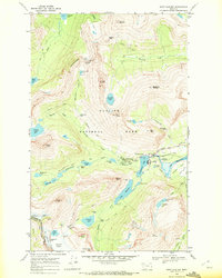 Many Glacier 1968 topographic map thumbnail
