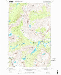 Many Glacier 1968 topographic map thumbnail