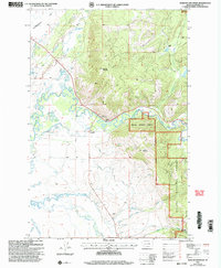 Marcum Mountain 2001 topographic map thumbnail