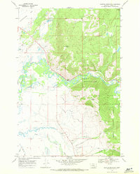 Marcum Mountain 1968 topographic map thumbnail