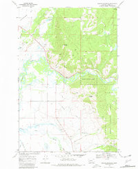 Marcum Mountain 1968 topographic map thumbnail