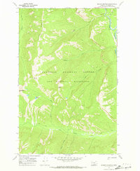 Marmot Mountain 1970 topographic map thumbnail