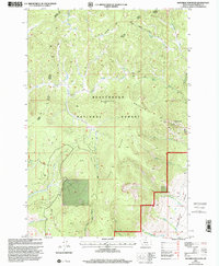 Maverick Mountain 1997 topographic map thumbnail