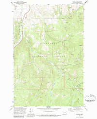 Maxville 1971 topographic map thumbnail