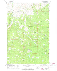 Maxville 1971 topographic map thumbnail