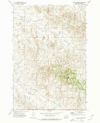 Maxwell Butte 1973 topographic map thumbnail
