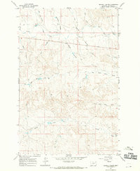 Maxwell Coulee 1967 topographic map thumbnail