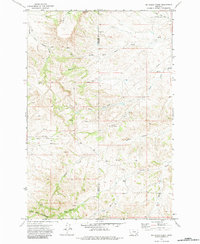 Mc Clure Creek 1971 topographic map thumbnail