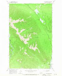 Mc Gee Meadow 1966 topographic map thumbnail