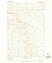 Mc Ginnis Butte SW topographic map thumbnail