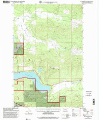 Mc Gregor Peak 1997 topographic map thumbnail