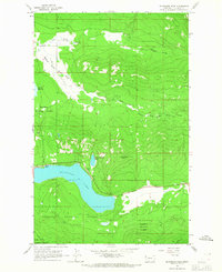 Mc Gregor Peak 1964 topographic map thumbnail