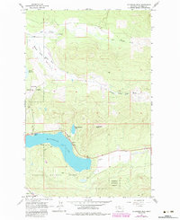 Mc Gregor Peak 1964 topographic map thumbnail