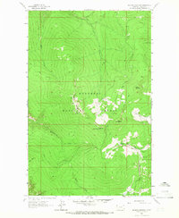 Mc Guire Mountain 1963 topographic map thumbnail