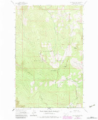 Mc Guire Mountain 1963 topographic map thumbnail