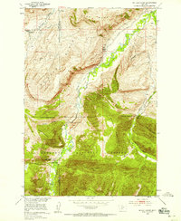 Mc Leod Basin 1951 topographic map thumbnail