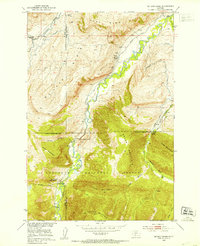 Mc Leod Basin 1951 topographic map thumbnail