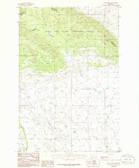 Mead Creek 1986 topographic map thumbnail