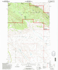 Mead Creek 1995 topographic map thumbnail
