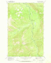 Meadow Creek 1970 topographic map thumbnail