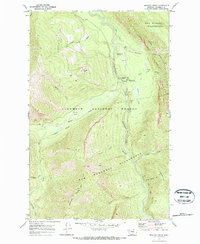 Meadow Creek 1970 topographic map thumbnail