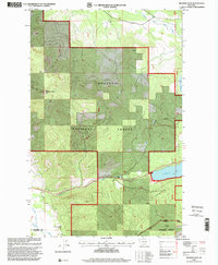 Meadow Peak 1997 topographic map thumbnail