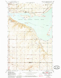 Medicine Lake 1948 topographic map thumbnail