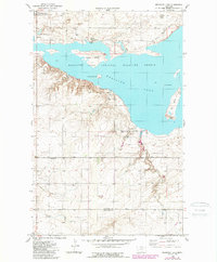 Medicine Lake 1948 topographic map thumbnail
