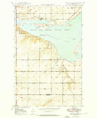 Medicine Lake 1948 topographic map thumbnail
