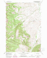 Medicine Lodge Peak 1965 topographic map thumbnail