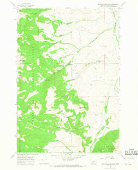 Medicine Lodge Peak 1965 topographic map thumbnail